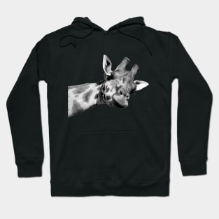 Black and White Giraffe Hoodie